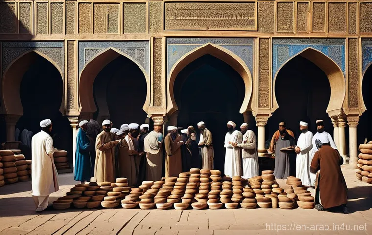 아랍어 숫자 표현법 - **Prompt 1: The Genesis of Zero in Ancient India**
    "A wide-angle shot of a serene courtyard in a...