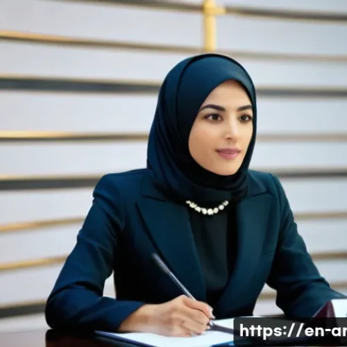 아랍어 통번역사 되는 법 - **Prompt 1: "The Diplomatic Interpreter"**
    A highly skilled female Arabic interpreter, dressed i...